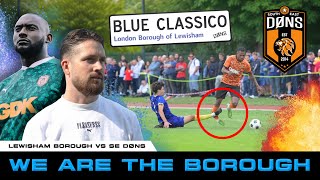 The ‘BLUE CLASSICO’ Lewisham Derby  SE DONS vs Lewisham Borough [upl. by Aihsetan]