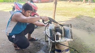 WINDOW TYPE AIRCON CLEANING STEP BY STEP PROCEDURE GRABE ANG DUMI  BUHAY ISABELA REGION 2 [upl. by Odnesor849]