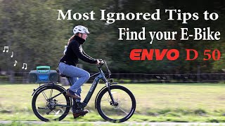 Electric Bike quotEnvo D50quot Why most ignore the Tips for finding the Perfect one And EBike Audio [upl. by Etteniotna]