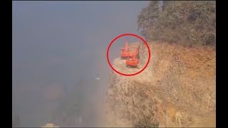 Heavy Equipment Excavators Accident amp Incredible Trucks Fails [upl. by Hamehseer]