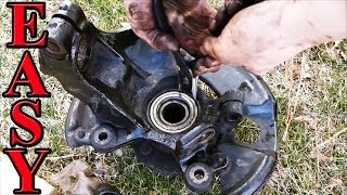 How to Change a Wheel Bearing short and fast version [upl. by Ross]