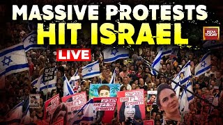 Tel Aviv Protest Live Updates  Tel Aviv LIVE  Israel Cease Fire  Gaza News  Hamas  Live News [upl. by Ansilme706]