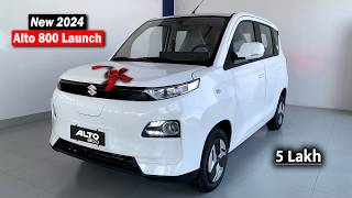 New Alto Launch in 2024🔥 Maruti Suzuki Alto 800 New 2024 Model  Price Specificatin and Review [upl. by Ahasuerus]