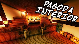 How to Build the Japanese Pagoda Interior in Minecraft  Tutorial 28 [upl. by Neille]