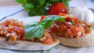 Thermomix TM 5  Bruschetta  eine Vorspeise zum Verlieben [upl. by Ariamat]