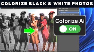 Use AI to Colorize Black and White Photos  Quick amp Easy [upl. by Ennairrac437]