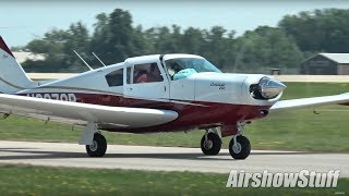 Oshkosh ArrivalsDepartures Tuesday Part 1  EAA AirVenture Oshkosh 2018 [upl. by Yzzo]