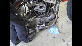 1979 HarleyDavidson Ironhead Sportster  First start  Kickstart only [upl. by Hirsh]