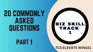 TCS Wings1 Business skills 2 Crash Course  TCS Bizz Skills 2 preparation  Part 2 [upl. by Udell]