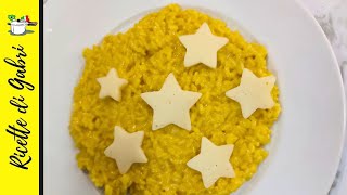 Risotto giallo allo zafferano Ricetta facile riso giallo di Gabri [upl. by Kalagher]