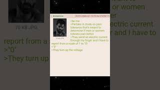 Anon Partakes in a Pain Study  4Chan Greentext Stories shorts [upl. by Felita]