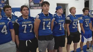 Freeburg High School wakes up early ahead of football game against Columbia High School [upl. by Atalie]