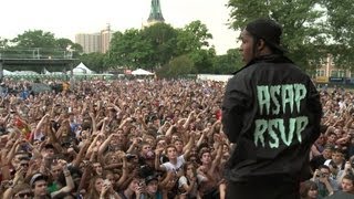 AAP Rocky  quotBassquot  Pitchfork Music Festival 2012  PitchforkTV [upl. by Chaffinch]