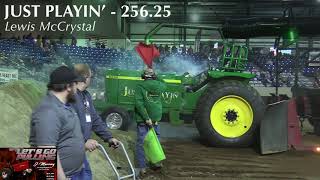 Southern Invitational 2020 FINALS  11000 Hot Farm Tractors  Lets Go Pulling [upl. by Bourque]