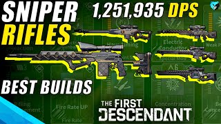 BEST General Sniper Rifles Weapon Build Guide in The First Descendant [upl. by Ynohtn543]