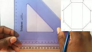 HOW TO CONSTRUCT AN OCTAGON GIVEN LENGTH OF ONE SIDE [upl. by Blaire]