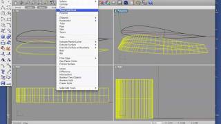 Making AIrfoils and Wings in Rhino  Quick Tutorial [upl. by Elamrej]