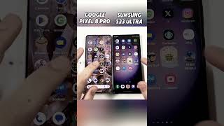 Samsung S23 Ultra vs Google Pixel 8 Pro Speed Test 🚀 Who’s the REAL King 👑shortsviralvideo [upl. by Itraa]