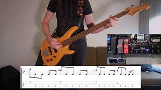 Royal Blood  Boilermaker Bass cover with tabs [upl. by Ragland990]