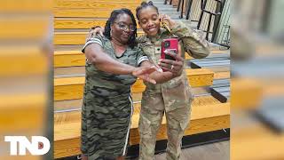 Parents of fallen soldier Spc Kennedy Ladon Sanders remember daughter killed in enemy drone attack [upl. by Neillij]