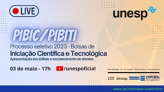 PIBICPIBITI  Processo seletivo 2023  Bolsas de Iniciação Científica e Tecnológica [upl. by Neural234]