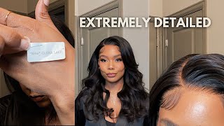 Melt LACE like a PROExtremely Detailed New Clear Lace Frontal MELT Ft XRSBEAUTY Hair [upl. by Stichter]