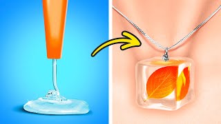 Brilliant Epoxy Resin Glue And 3D Pen Crafts And Cool DIY Jewelry Ideas [upl. by Akimas]