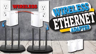 How To Get WIreless Ethernet Connection  TP Powerline Adapter Review and Unboxing [upl. by Dirgni]