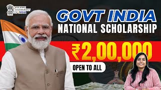 NSP scholarship 202425 Apply  Government Scholarship  Scholarship for Undergraduate students 2024 [upl. by Chappie]