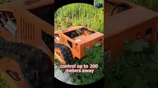 Vigorun remotely controlled track lawnmower for salemower remotecontrolmower [upl. by Eno429]