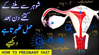 How Many Days After Intercourse You Get Pregnant When Trying To Conceive Ovulation Implantation [upl. by Timmons]