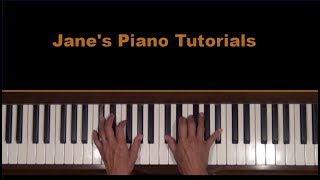 Tennessee Waltz Piano Tutorial [upl. by Alric253]