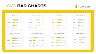 SVG Bar Charts in Power BI [upl. by Lawton]