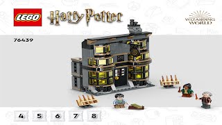 LEGO instructions  Harry Potter ™  76439  Ollivanders™ amp Madam Malkins Robes Book 2 [upl. by Atiuqat]