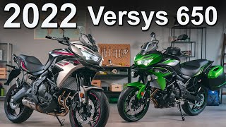 2022 Kawasaki Versys 650 Update Overview  TC TFT amp Styling [upl. by Arramas]