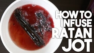 How to infuse RATAN JOT  Red colouring for curries  Kravings [upl. by Nivlac522]