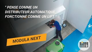 Modula Next pense comme un distributeur automatique fonctionne comme un Lift [upl. by Aehtrod]