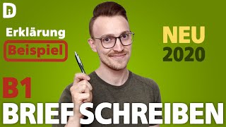 B1 Brief schreiben  Entschuldigung  telc DTZ B1 Prüfung  Deutsch lernen A2 B1 [upl. by Oninrutas]