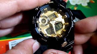 CASIO GSHOCK GA710GB1ADR GA710GB1A REVIEW  MALAYSIA [upl. by Atteynek]