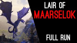 LAIR OF MAARSELOK Dungeon Full Run with Hardmode  Scalebreaker DLC ESO [upl. by Auhsot]