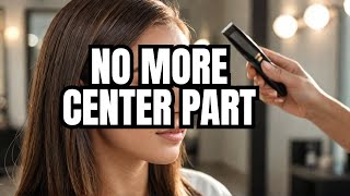 How To Eliminate The Center Hair Parting Forever [upl. by Euqinahs]