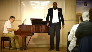 Mandla Mndebele Baritone sings Hai gia vinta la causa Figaro Mozart [upl. by Nalek]