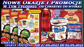 Biedronka Nowa Gazetka Promocyjna Od Czwartku 27042023  W Tym Tygodniu  Nowe Okazje i Promocje [upl. by Willmert]