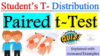 What is Paired Samples TTest in Statistics   Students tdistribution   Explained with Examples [upl. by Kolodgie777]