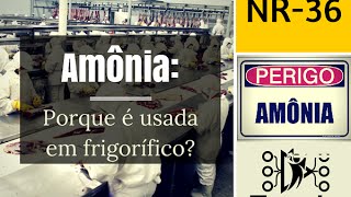 Amônia por que é usada nos frigoríficos  NR36 [upl. by Darnoc]