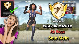 😱 WEAPON MASTER  Ab Hoga Solo Mein  How To Complete Weapon Master Tittle Easily In Bgmi [upl. by Elletnahc640]