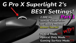 BEST Settings Part 1 Logitech G Pro X Superlight 2  Set OnBoard Memory  Maximize Your GPX 2 [upl. by Mordy]