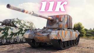 FV4005 Stage II  11K Damage World of Tanks [upl. by Oirram]