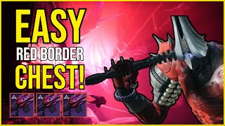 How To Get The RED BORDER Chest In ROOT OF NIGHTMARES  Destiny 2 [upl. by Noslen537]