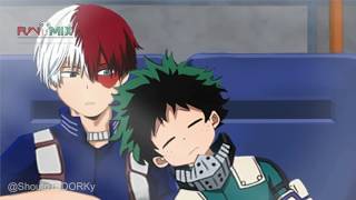 Tododeku moment on the bus  Todoroki Shouto x Midoriya Izuku [upl. by Ellehcal]